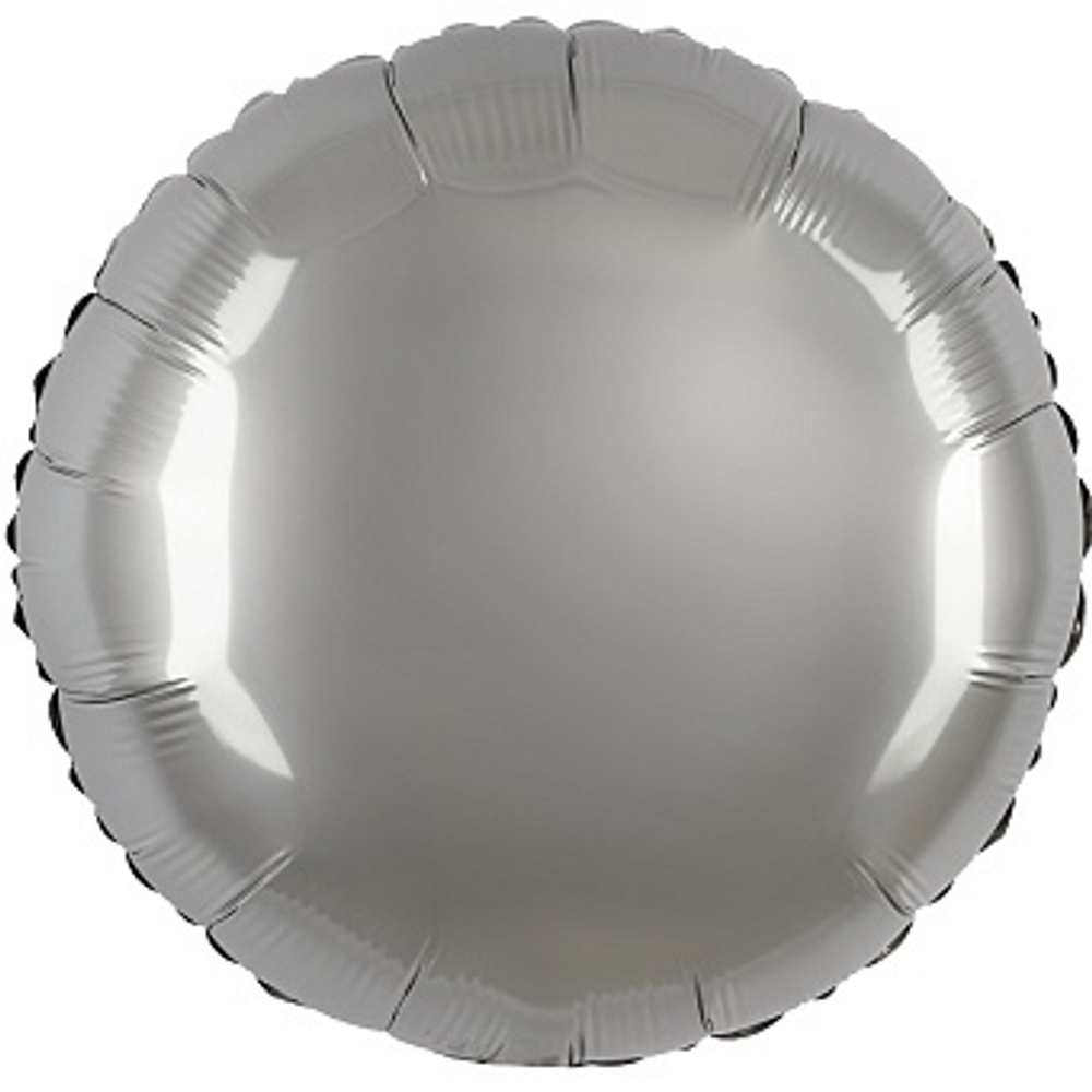 Ф 18'' Круг Лунное Серебро Матовый 40 см.