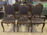 Комплект стульев с кожаной обивкой
