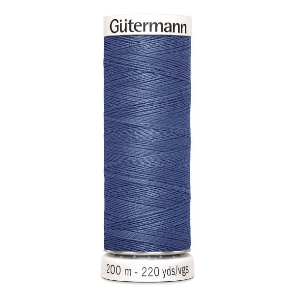 Нитки универсальные Gutermann Sew-all 100 (200 метров), 5 кат. | 112 серо-синий джинс