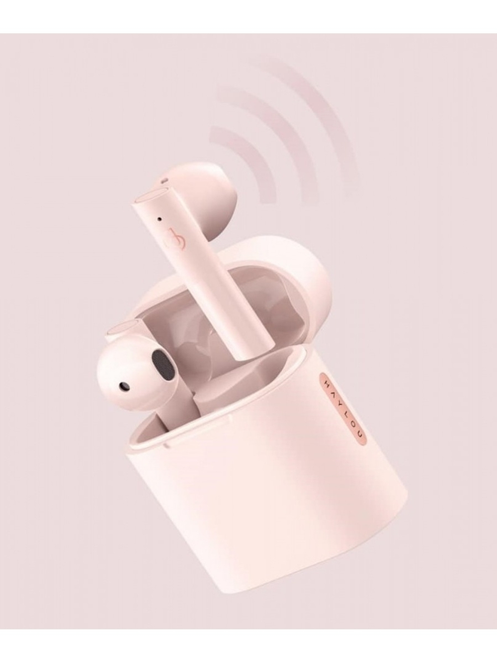 Беспроводные наушники Haylou MoriPods Pink