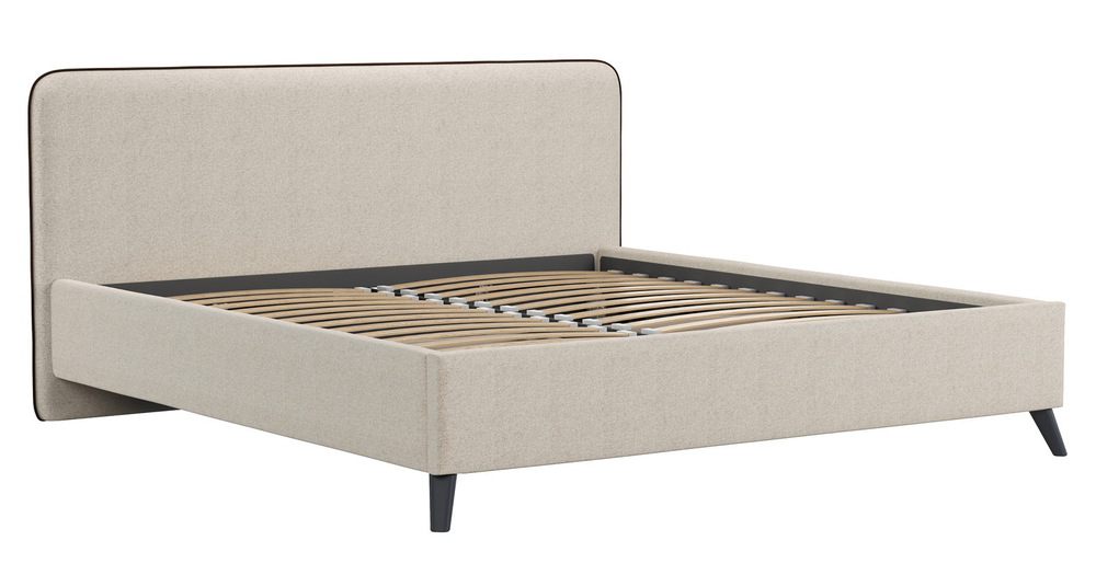 Кровать Мия 180 бежевая