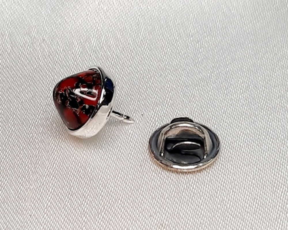 "Тиволи" брошь в родиевом покрытии из коллекции "Kaleidoscope" от Jenavi с замком цанга