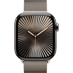 Apple Watch 10 42mm S/M Титан Серебристые Ремешок Milanese Серебристого Цвета