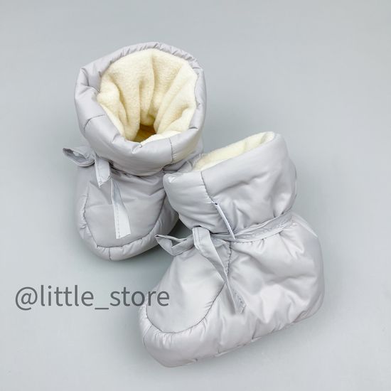 Пинетки демисезонные "Коди" Светло-серые