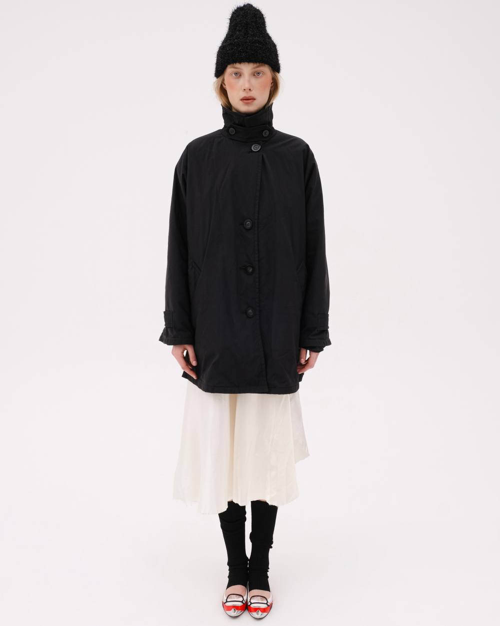 Гетры с шерстью Черная роза