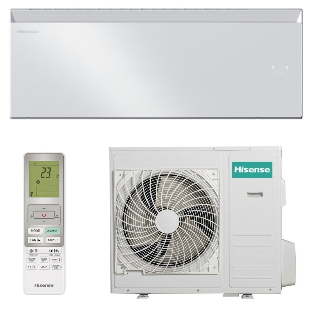 Инверторная сплит-система Hisense Sensation Slider Pro AS-13UW4RWMQK00, белый