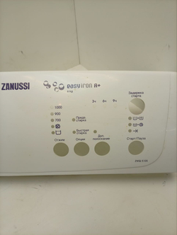 ZWQ5105 кт13 Панель лицевая на стиральную машину Zanussi б/у