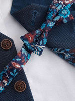 Комплект из четырех предметов для мальчика Next 633-577, Темно-синий, Белый