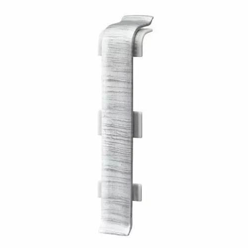 Соединитель для плинтуса 70 мм Arbiton Indo 41 Алюминий светлый (2 шт)