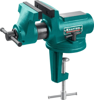 KRAFTOOL 100 мм, универсальные мобильные тиски (32710-100)