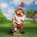 Гном с ежиком