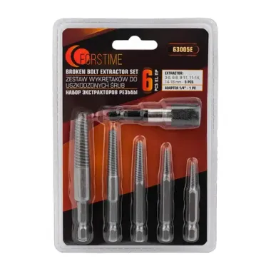 Набор экстракторов резьбы 6пр. FORSTIME FT-63005E