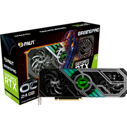 Видеокарта 24 Гб Palit NVIDIA GeForce RTX 3090 Gaming Pro OC (NED3090S19SB-132BA)