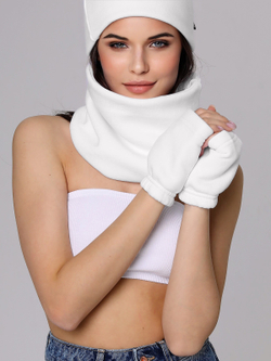 Митенки женские из футера с начесом