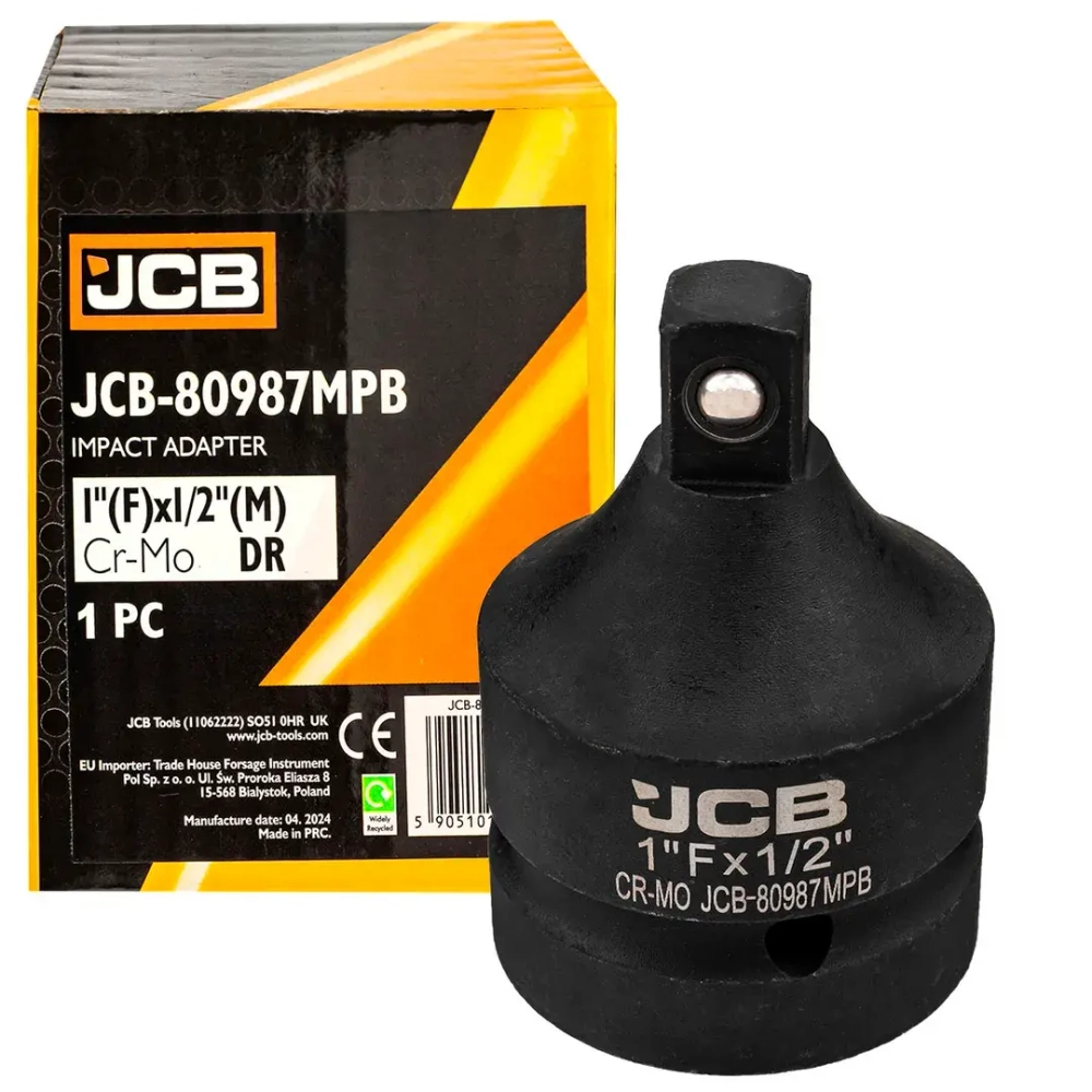 Адаптер-переходник ударный 1''(F) х 1/2''(M) JCB JCB-80987MPB