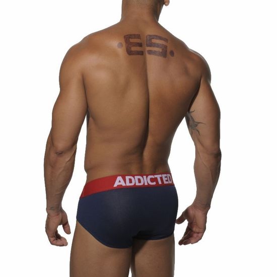 Мужские трусы слипы темно-синие  Addicted Essential Mini Brief Navy