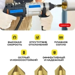 ppr подъемные сверла 20/25/32 для расширения водопроводных пластиковых полипропиленовых труб и фитингов, конусный набор 3 шт. ступенчатых сверл для деревообработки, зенкер спиральный ппр для пайки