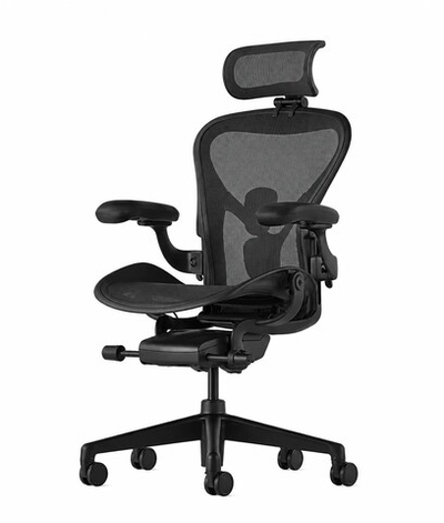Кресло Herman Miller Aeron Black Onyx Matte, размер C