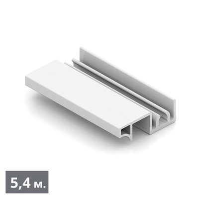 SLIMLINE Рамка верхняя узкая (5,40 м) белый глянец (RAL) (AV0588) Aristo (Акция)