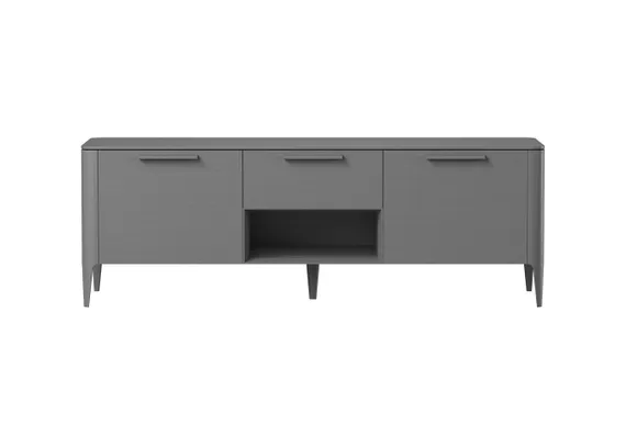 Тумба Type oak под ТВ ширина 160 см (серый)