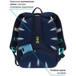 Ранец Berlingo Expert Mini "Gamer" 36*27*14см, 2 отделения, 2 кармана, анатомическая спинка, мешок для обуви