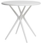 Стол пластиковый Stepp ТЕОРИ круглый (белый)