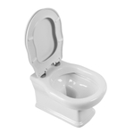 Унитаз подвесной безободковый с сиденьем BelBagno BOHEME BB115CH/BB115SC