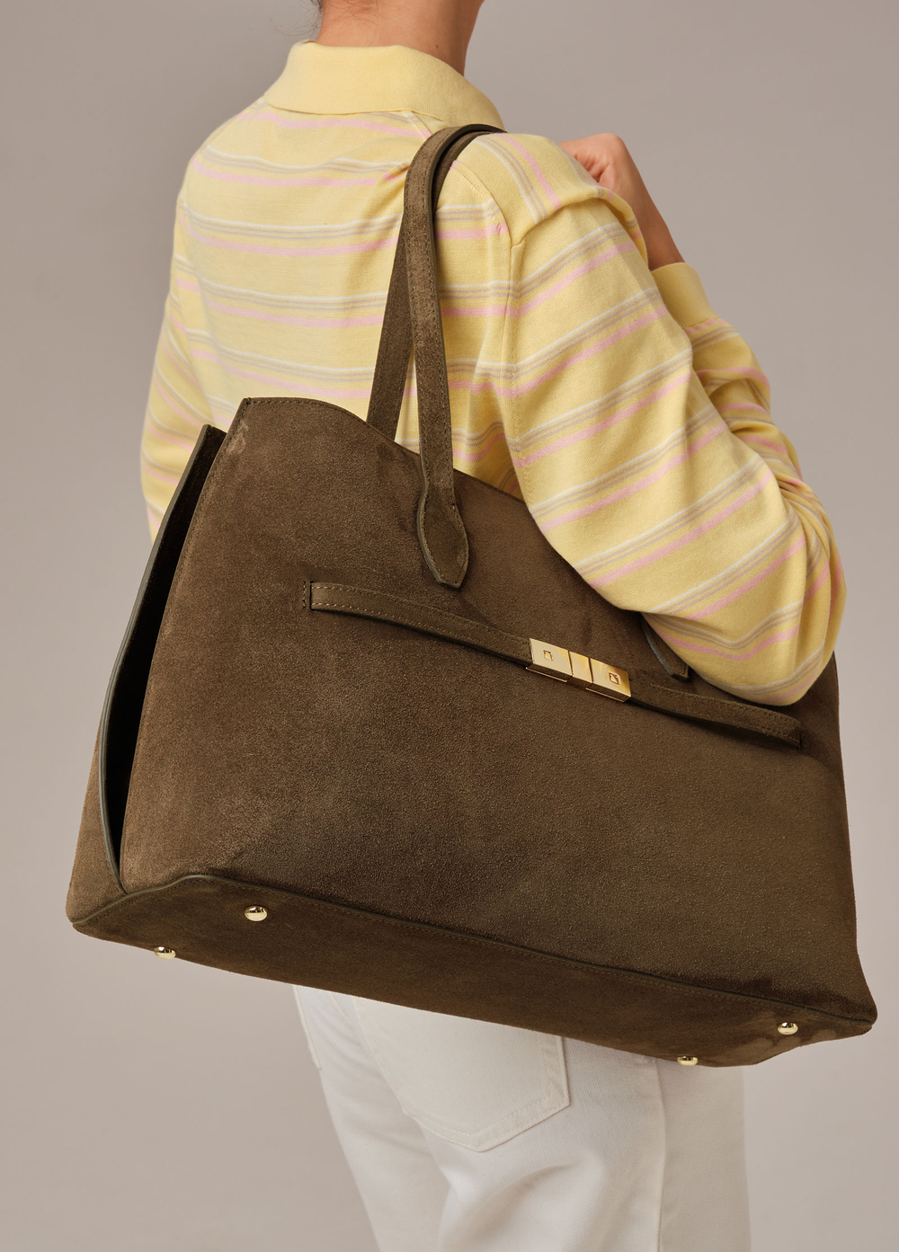 Замшевая сумка Bossy DBR 31382 тундра