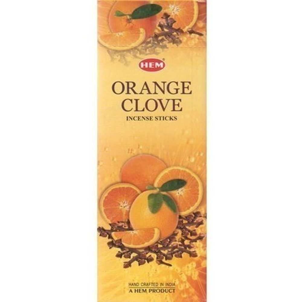 HEM Orange Clove шестигранник Благовоние Апельсин Гвоздика