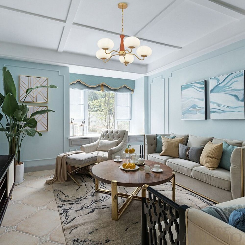 Подвесная люстра Arte Milano AM-Napoli 310166/D680/5 BS/WD