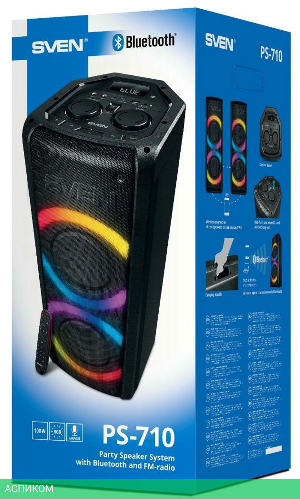 Колонка для вечеринок Sven PS-710 (SV-021696)