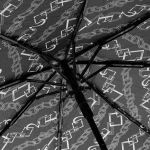 Зонт женский полуавтомат «Мэлано», микс 6 цветов, 8 спиц, d-100см, длина в слож. виде 30см