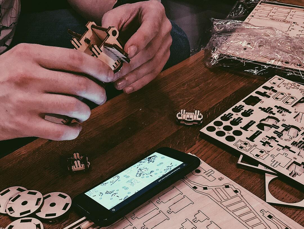 Белаз Мини от EWA - Деревянный конструктор, сборная модель, 3D пазл