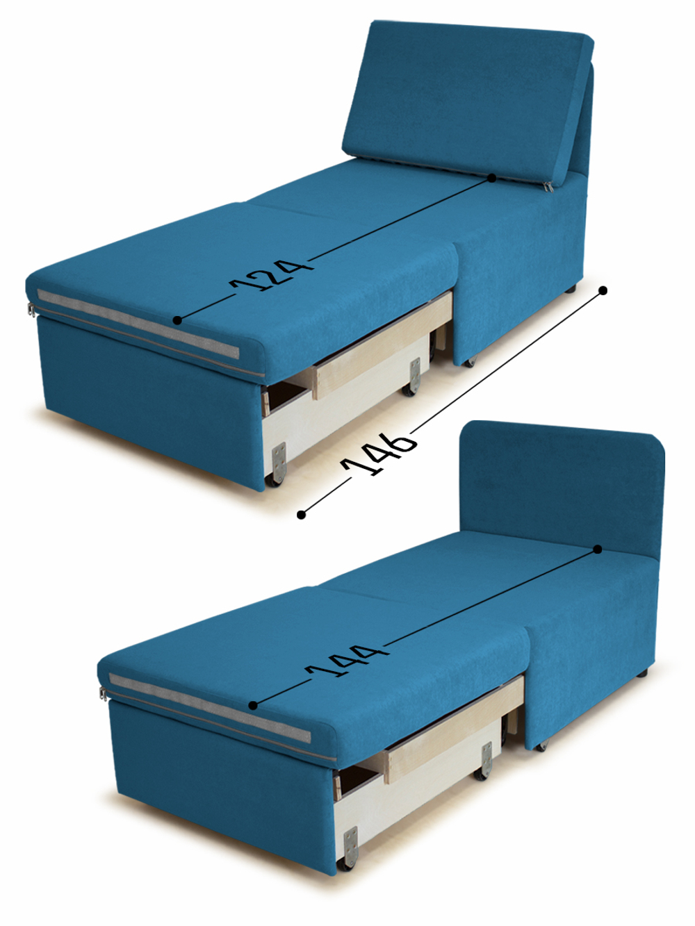 Кресло-кровать "Миник" 70 см