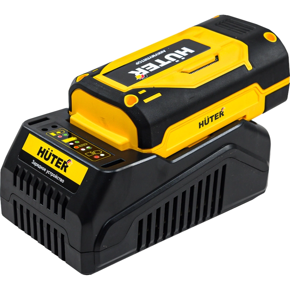 Газонокосилка аккумуляторная HUTER CLM-40 Li 40В (1 x 4 Ач, ЗУ) нож 38 см, 70/4/10