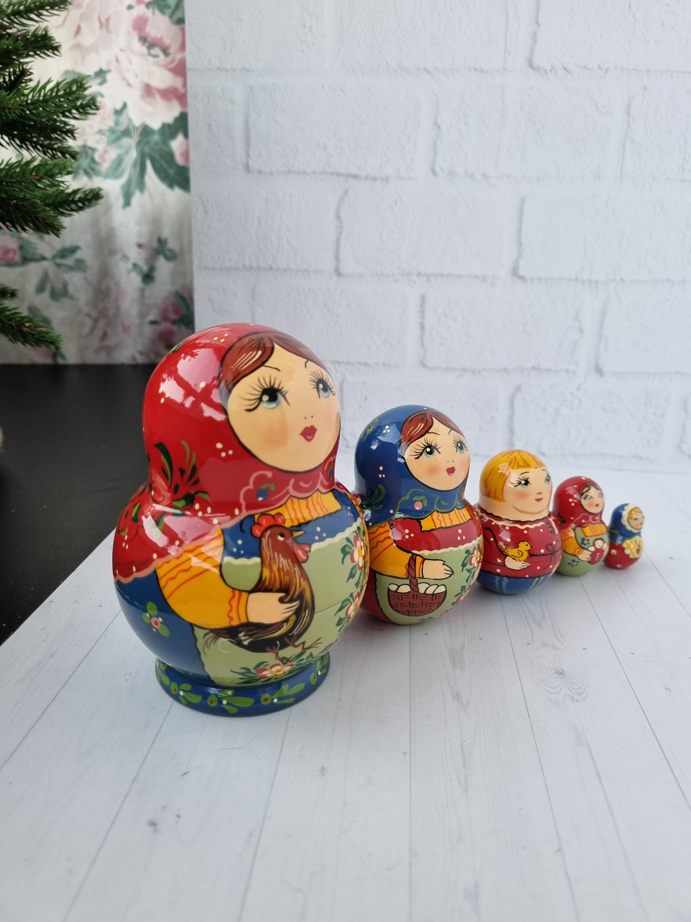 Матрёшка "с курочкой" пузо малая 5мест
