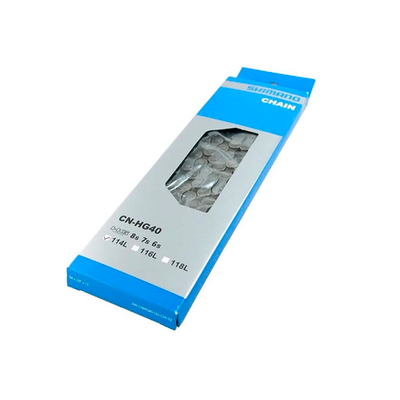 Цепь ECNHG40114Q  ALIVIO/ACERA/ALTUS 18-24ск. 114зв. с замком инд. уп. SHIMANO