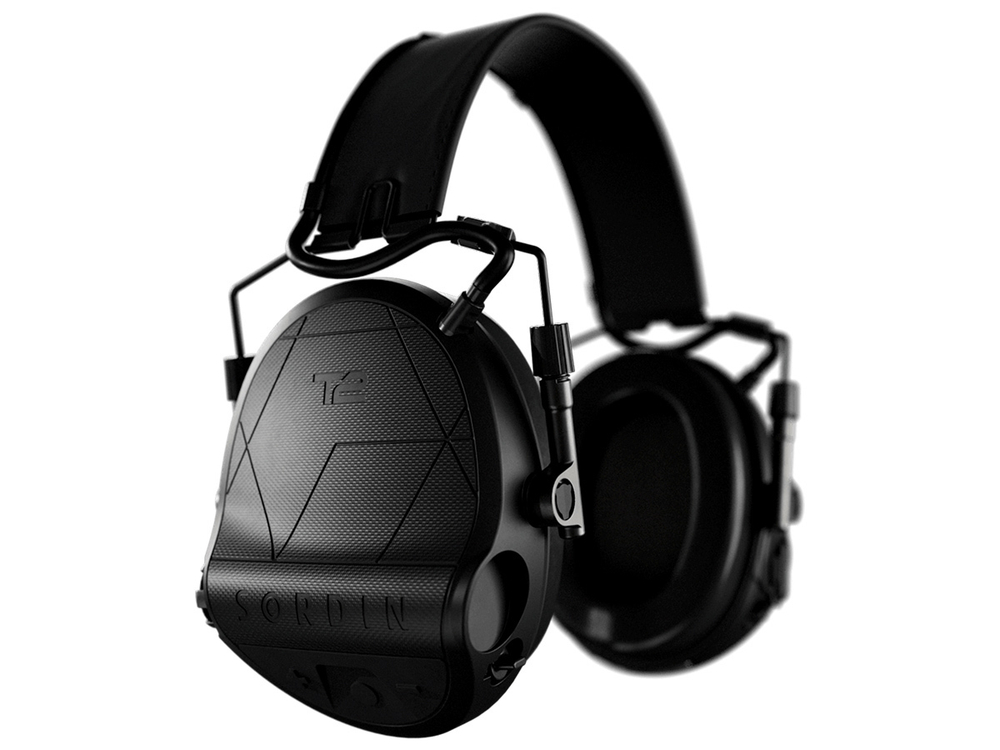 Наушники активные MSA Sordin Supreme T2 Headband Black, кожа/чёрные (303004-10P)