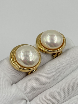Клипсы с «жемчугом» Christian Dior