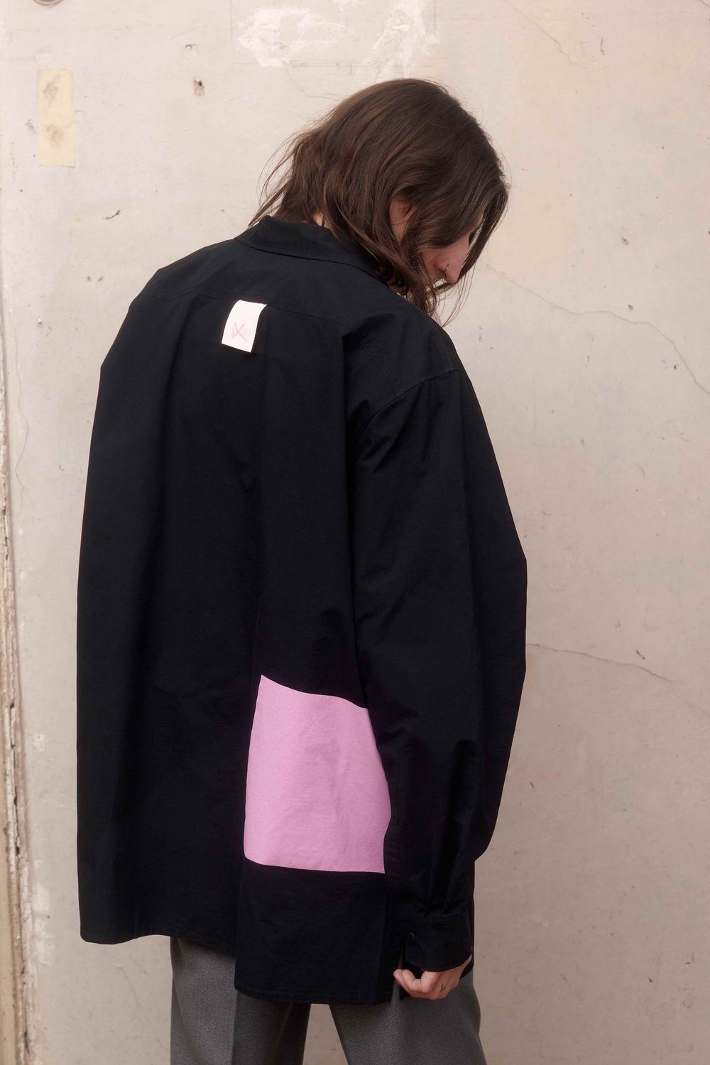 Рубашка VPQ Нейлоновая Черная