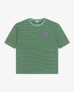 Футболка Ymkashix Stripe зеленый / коричневый