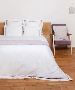 Наволочка с запахом 70х70 Bovi San Marco бело-лавандовая