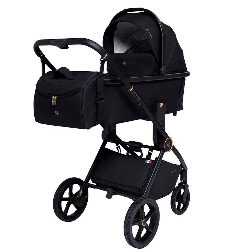 Детская коляска Sweet Baby Stella Plus 2 в 1 Black