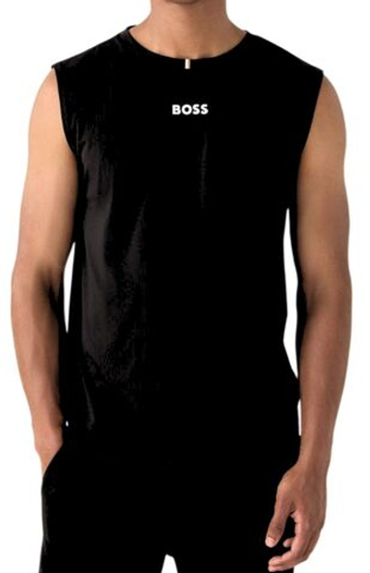 Мужская теннисная футболка BOSS TOC Serve - black