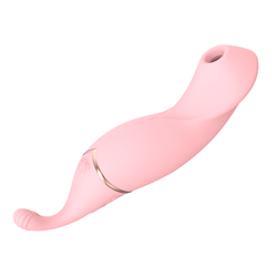 Вакуумный вибростимулятор BeYourLover Angelina со сменными насадками и управлением через приложение