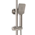 Душевая стойка Grossman Style 500.K35.05.120 с верхним душем,ручной лейкой и смесителем, брашированный никель,1 место