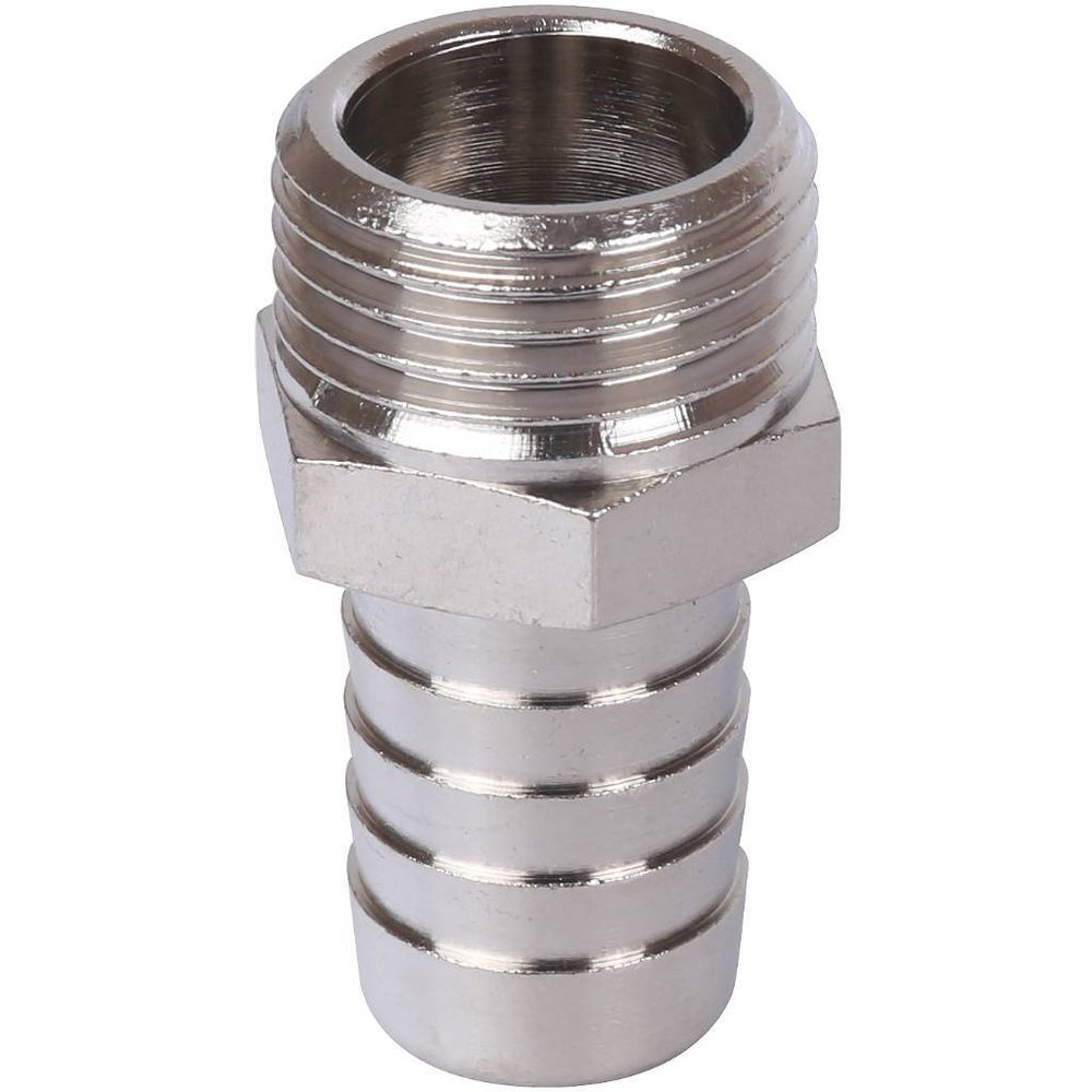 Штуцер STOUT никелированные 1/2"x16 мм НР