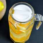 Графин 1л "Kosem" с белой крышкой, без коробки