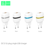 Сетевой адаптер питания DENMEN DC12 1USB (белый)