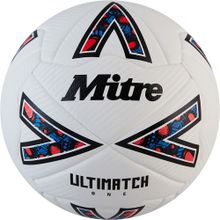 Мяч футб. MITRE Ultimatch One 24, 5-B01789C29, р.4, 24 пан.ТПУ, термосшивка, бело-черный